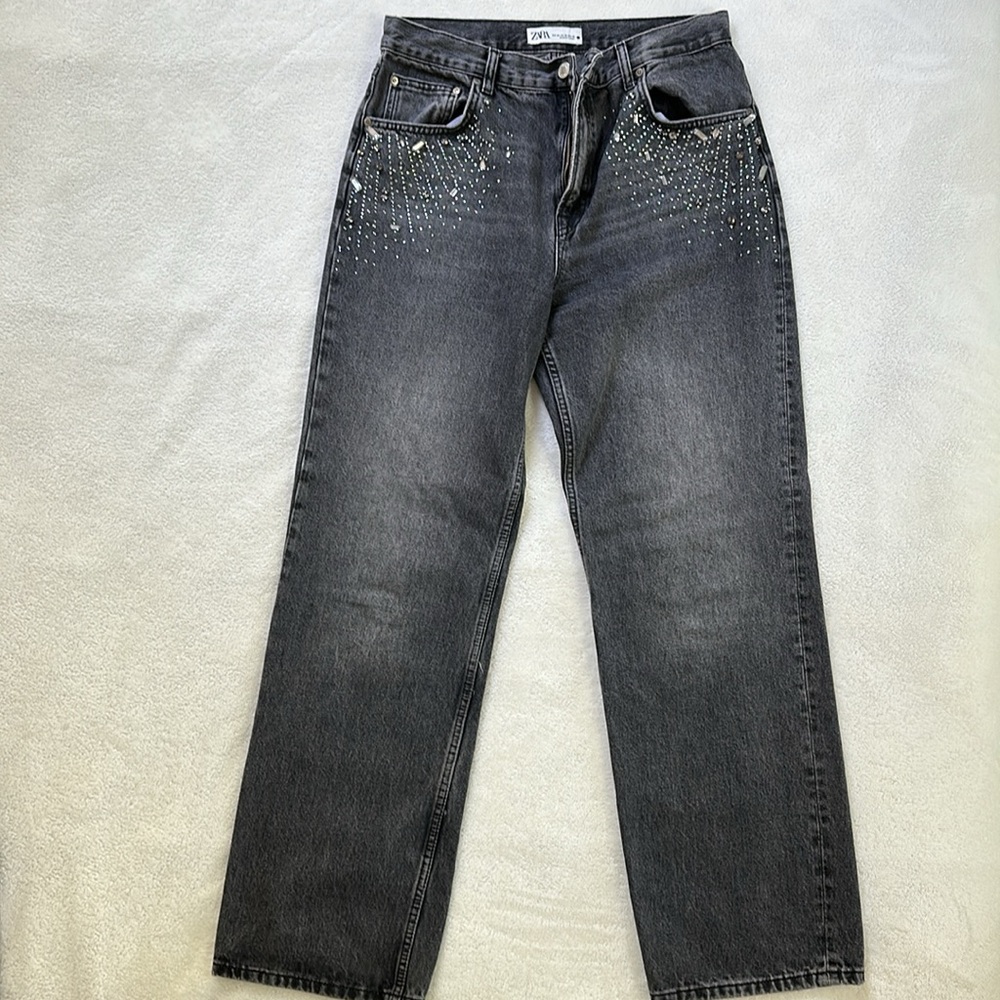 Sparkly Gray Jeans